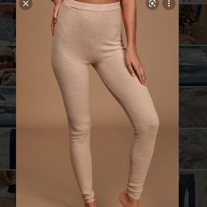 Free people intimates waffle knit thermals